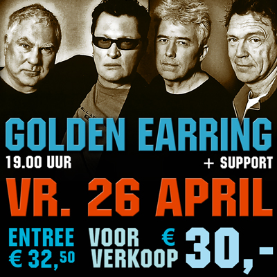 Golden Earring Beverwijk 2013 show announcement